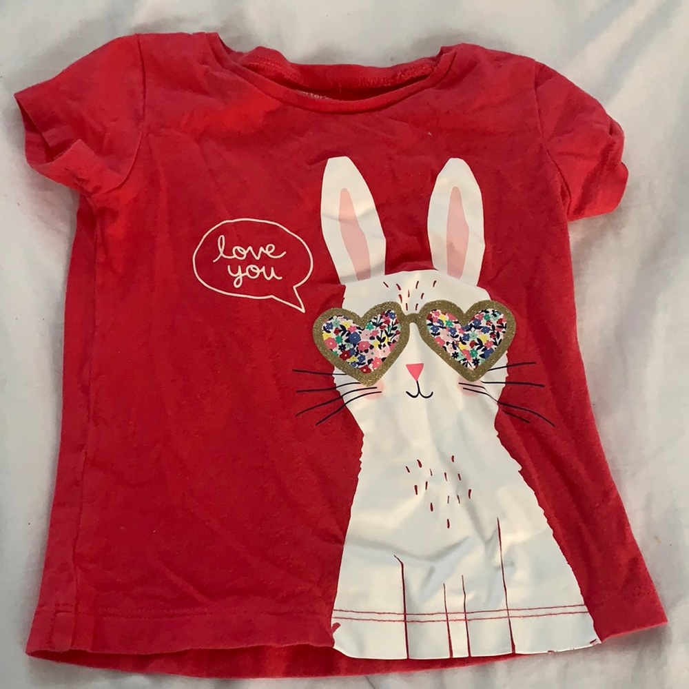 Pink rabbit shirt